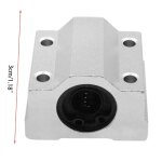 Scs8uu bloc coulissant en aluminium pour imprimante 3d, al�sage de 8mm, mouvement lin�aire, roulement ...