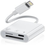 Sd card reader for iphone ipad, lightning to sd card reader, sd card viewer for hunting camera with, ... Sd card reader for iphone ipad, lightning to sd card reader, sd card viewer for hunting camera with, ...
