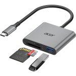 Sd card reader with usb 3. 0, 3 in 1 usb c sd card reader 3. 0, adapter for sd / micro sd / sdhc / sdxc ...