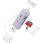 Sd / micro - sd card reader, usb 3. 0 and usb - c to sd / tf memory card adapter for mac, macbook, computer ...