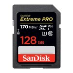 Sd sandisk extreme carte memoire 128g pro sdhc sdxc uhs - i classe 10 170m / s prise en charge u3 4k ...