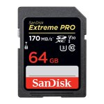 Sd sandisk extreme carte memoire 64g pro sdhc sdxc uhs - i classe 10 170m / s prise en charge u3 4k carte ...