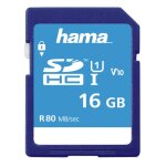 Sdhc 16 gb classe 10 uhs - i 80 mb / s, emballage fin Sdhc 16 gb classe 10 uhs - i 80 mb / s, emballage fin