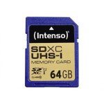 Sdxc 64go intenso premium cl10 uhs - i blister