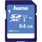 Sdxc class 10 card - 64gb sd card, speed up to 90mb / s, uhs - i compatible memory card for computer ...