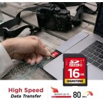 Senior - 16 go lot de 10 carte mémoire sdhc, prime série, vitesse 80 mo / s. compatible avec photos, ... Senior - 16 go lot de 10 carte mémoire sdhc, prime série, vitesse 80 mo / s. compatible avec photos, ...