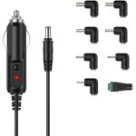 Senior - 24w chargeur de voiture universel dc 12v 2a cordon d'alimentation cble 5. 5x2. 1mm a l'allume ...