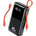 Senior - 45w batterie externe 26800mah charge rapide power bank chargeur portable pd 3. 0 powerbank usb ...