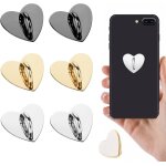 Senior - lot de 6 supports de t�l�phone portable en forme de coeur - crochet autocollant pour t�l�phone ...