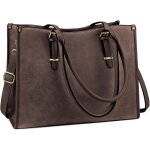 Senior - sac cabas femmes sac a main pu cuir sac de cours grand sac ordinateur portable 15. 6 pouces ...