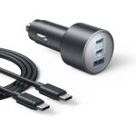 Senior - usb - c chargeur allume - cigare, chargeur 167, 5 w . , type c ultra compact 3 ports, pour macbook ... Senior - usb - c chargeur allume - cigare, chargeur 167, 5 w . , type c ultra compact 3 ports, pour macbook ...