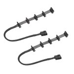 Sparateur sata 4 broches ide 1  5, cble adaptateur pour disque dur 18awg, 40cm, 2 pices