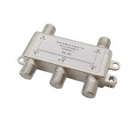 Séparateur satellite d'antenne tv 2 / 3 / 4 voies, distributeur de répartiteur de télévision, câble coaxial, ... Séparateur satellite d'antenne tv 2 / 3 / 4 voies, distributeur de répartiteur de télévision, câble coaxial, ...