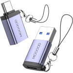 Sept - adaptateur otg usb c vers usb 3. 0 2 pack, convertisseur usb c vers usb 5gbps, connecteur usb ...