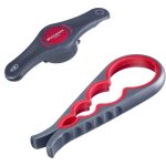 Set de 2pcs : 1 ouvre - couvercle polyvalent + 1 ouvreur combin�, plastique / acier de haute qualit�, ...