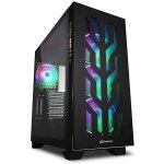 Sharkoon elite shark ca300t elite shark ca300t - boîtier grand tour - noir - rgb - fenêtre Sharkoon elite shark ca300t elite shark ca300t - boîtier grand tour - noir - rgb - fenêtre