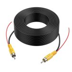 Shiba - 15m 50ft vidéo câble rallonge rca jack câble prise phono connecteur plug male to male pour recul ... Shiba - 15m 50ft vidéo câble rallonge rca jack câble prise phono connecteur plug male to male pour recul ...