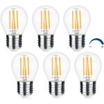 Shiba - ampoule a filament led edison culot e27 - angle d'eclairage 320 - 8w equivalant 75w - filament ...