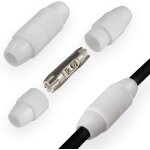 Shiba - cble coaxial ou cble d'antenne - connecteur dmontable iec - raccord coaxial - rallonge d'antenne ...
