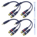 Shiba - câble répartiteur rca jack 3, 5mm à rca câble av r - c - a 1 mâle à 2 femelles cinch y adaptateur ... Shiba - câble répartiteur rca jack 3, 5mm à rca câble av r - c - a 1 mâle à 2 femelles cinch y adaptateur ...