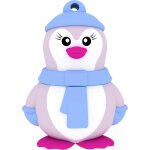 Shiba - , ecmmd16gm335, cl usb 16 go avec figurine pingouin en caoutchouc silicon, design ludique et ...