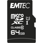 Shiba - ecmsdm64gxc10gp - carte microsd - classe 10 - gamme elite gold - uhs - i u1 - avec adaptateur ...