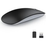 Shiba - u58 souris sans fil rechargeable, 2. 4g silencieuse wireless mouse ultra portable souris optique ...
