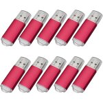 Shiba - yaxiny lot de 10 cls usb 2. 0 2 go rouge. [1424]