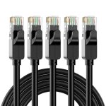 Shiliu - cble ethernet cat 6 3m, cble internet haute vitesse 10gbps, cordon de raccordement lan rj45 ...