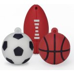 Shiliu - leizhan cl usb ballon de foot basket rugby, flash drive usb 2. 0 pendrive en silicone - 8go[2104] ...