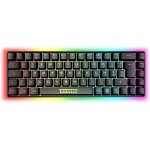 Shonen t03 clavier gamer 65% tkl 69 touches filaire usb, r�tro - eclairage led rgbprogrammable azerty ...