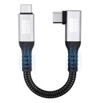 Short usb c cable, angled usb c cable 20cm, 20gbps / 240w / 5k@60hz usb 3. 2 gen22, us b c to us b c ...