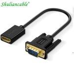 Shuliancable - adaptateur hdmi vers vga, hdmi 600 vers vga mle 1080p, compatible avec tv box, hdtv, ...