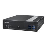 Shuttle xpc slim dl30n - n - series n100 intel uhd graphics - noir