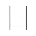 Sigel dp046 - cartes d'invitation - ultra blanc - 95 x 42 mm - 185 g / m - 80 units ( 20 feuille(s) ...
