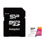 Silicon power elite - carte mémoire flash (adaptateur microsdxc vers sd inclus(e)) - 256 go - a1 / video ... Silicon power elite - carte mémoire flash (adaptateur microsdxc vers sd inclus(e)) - 256 go - a1 / video ...