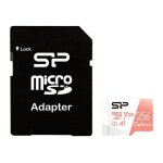 Silicon power superior - carte mmoire flash (adaptateur microsdxc vers sd inclus(e)) - 256 go - a1 / ...