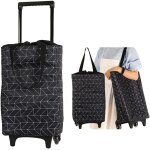 Sjzg - 23l sac de courses pliable a roulettes - chariot de courses a roues isotherme imperméable tige ... Sjzg - 23l sac de courses pliable a roulettes - chariot de courses a roues isotherme imperméable tige ...