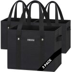 Sjzg - lot de 3 paniers a provisions pliables ¿ sac de courses stable avec anse et fond renforcé ¿ ... Sjzg - lot de 3 paniers a provisions pliables ¿ sac de courses stable avec anse et fond renforcé ¿ ...