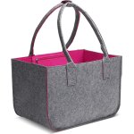 Sjzg - grand sac en feutre avec anse, robuste et pliable pour les voyages en plein air, pique - nique, ...