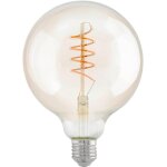 Sjzg - lampe led e27 filament vintage spirale, ampoule edison, globe eclairage rétro, 4 watts (correspond ... Sjzg - lampe led e27 filament vintage spirale, ampoule edison, globe eclairage rétro, 4 watts (correspond ...