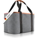 Sjzg - ® - panier a provisions sac a provisions de qualit suprieure, pliable et avec poigne en cuir ...