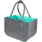 Sjzg - sac de courses en feutre, sac de courses pliable, grand sac de transport, poigne solide avec ...