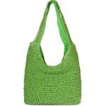 Sjzg - sac en paille de papier pour femme - anses longues et larges, plage, bandoulière, tressé Sjzg - sac en paille de papier pour femme - anses longues et larges, plage, bandoulière, tressé