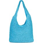 Sjzg - sac en paille de papier pour femme - anses longues et larges, plage, bandoulire, tress
