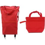 Sjzg - sacs a roulettes pliables en tissu oxford avec roulettes, chariot de courses pour la maison, le ...