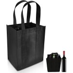 Sjzg - sac de transport de vin avec 6 compartiments, sac de voyage non tissé pour courses, epicerie, ... Sjzg - sac de transport de vin avec 6 compartiments, sac de voyage non tissé pour courses, epicerie, ...