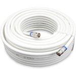 Skk02002 c�ble coaxial avec 2 prises de type f rapide, connecteurs f, triple blind� 120 db classe a + ...