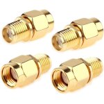 Sma femelle  rp sma mle jack adaptateur sma mle  sma femelle connecteur coaxial adaptateur pour wifi ...