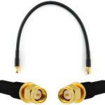 Sma m�le vers sma m�le 30cm cable coaxial - c�ble d'extension hf240 (lmr 240 �quivalent) rallonge etanche ...